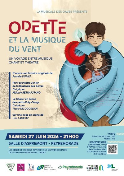 Spectacle Odette et la musique du vent