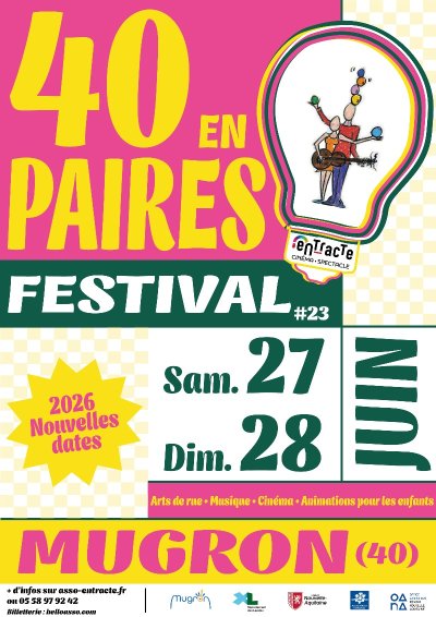 FESTIVAL 40 EN PAIRES - Dimanche 28 juin