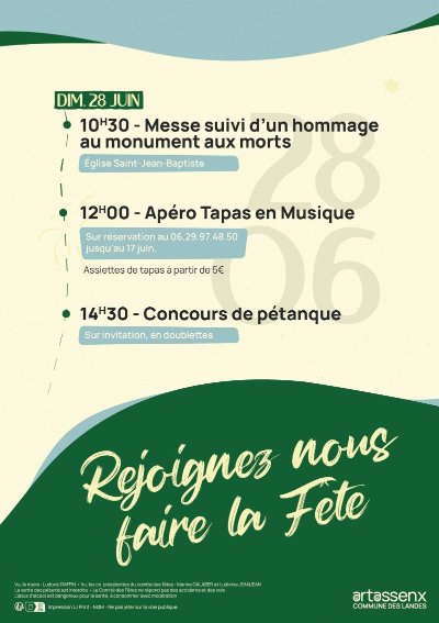 Fêtes patronales Artassenx