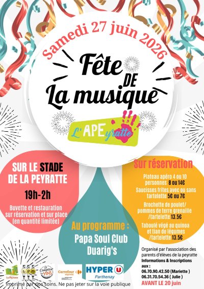 Fête de la musique La Peyratte