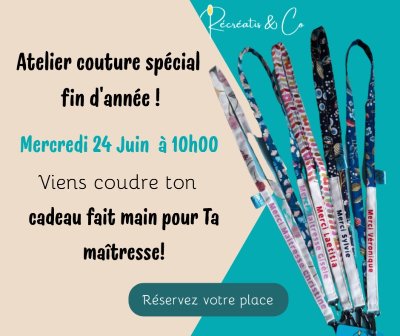 Atelier couture Cadeau fin d'année