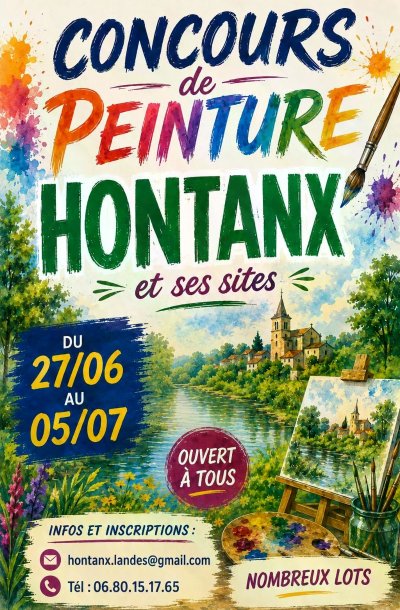 Concours de peinture : Hontanx et ses sites