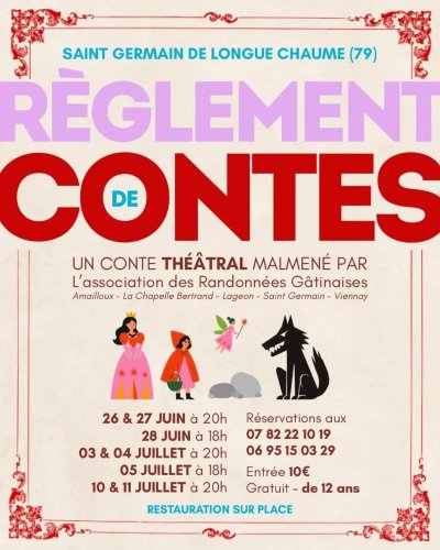 Règlement de contes : spectacle des "Randonnées Gâtinaises"