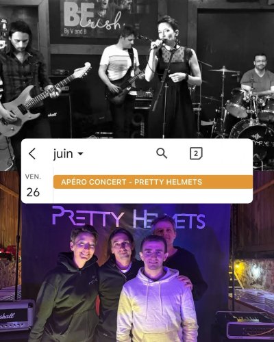 Apéro-concert - Pretty Helmets