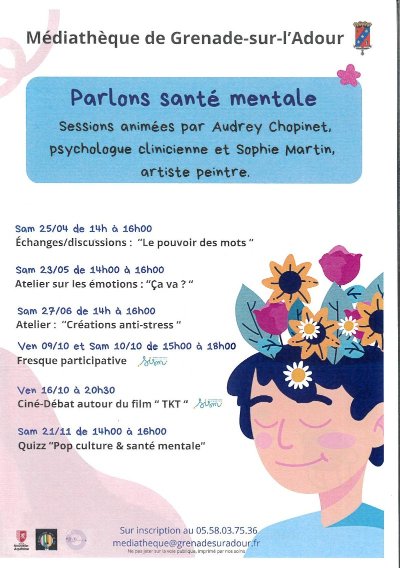 Parlons santé mentale - Atelier "création anti stress" avec Sophie Martin