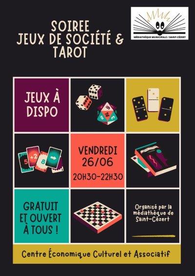 SOIRÉE JEUX DE SOCIÉTÉ