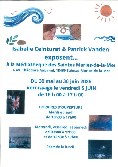 Exposition à la médiathèque