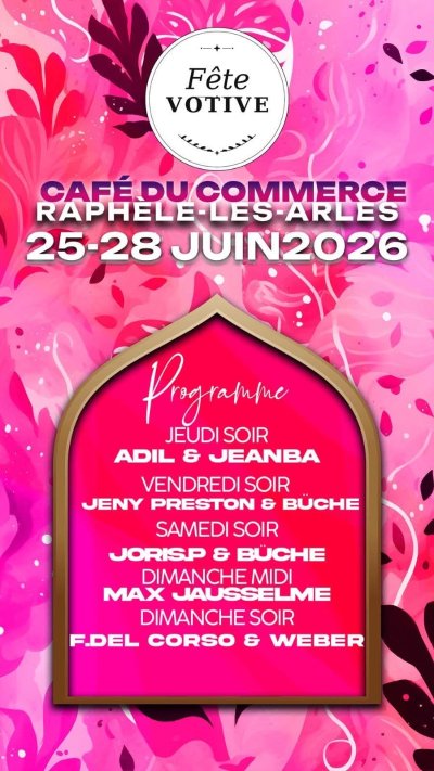 Fête votive de Raphèle au Café du Commerce