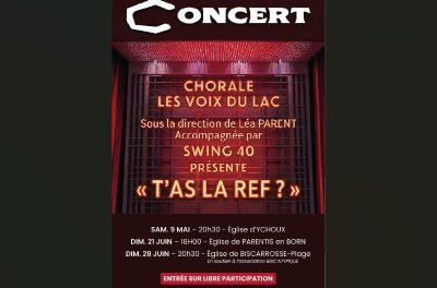 Concert chorale - Les Voix du Lac à Biscarrosse