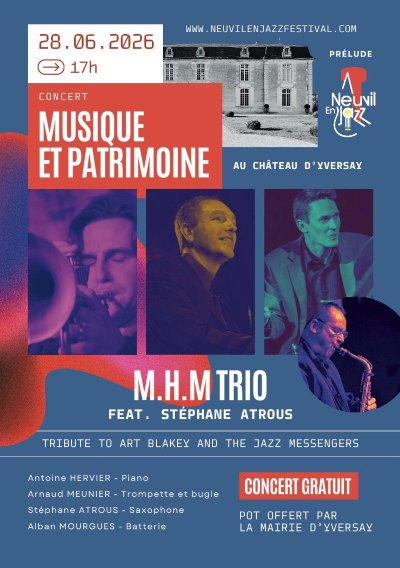 Concert M.H.M TRIO feat Stéphane Atrous