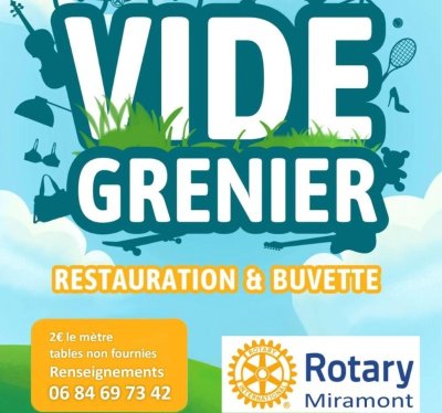 Vide greniers du Rotary Club