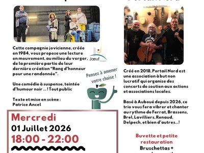 Théâtre et concert à la ferme
