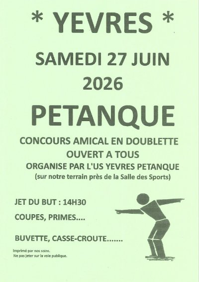 Concours de Pétanque