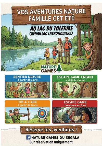Nature Games au lac du Tolerme