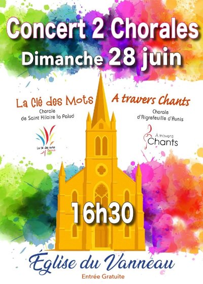 Concert 2 Chorales au Vanneau-Irleau
