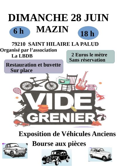 Vide Grenier à Saint-Hilaire-la-Palud