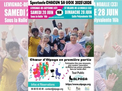 Spectacle" Chacun sa voix" 2025/2026