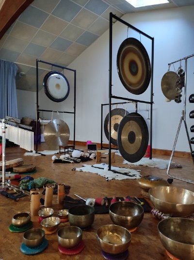 Bain sonore, Bain de gong