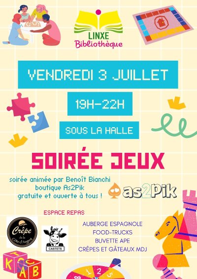 Soirée jeux de société