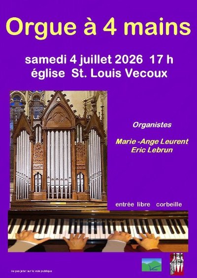 Concert d'Orgue à 4 mains