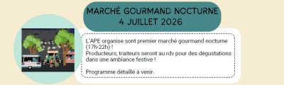 Marché gourmand nocturne