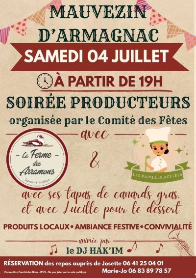 Soirée producteurs