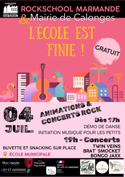 Summer Tour ROCKSCHOOL - L'école est finie !