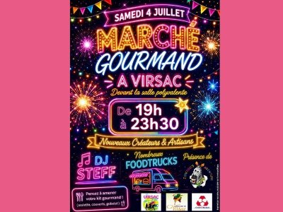 Marché gourmand à Virsac