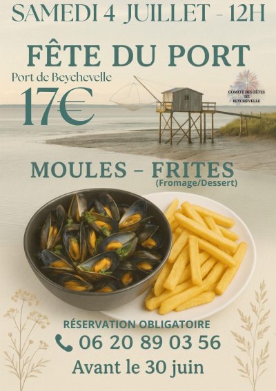 Fête du Port de Beychevelle - Moules Frites