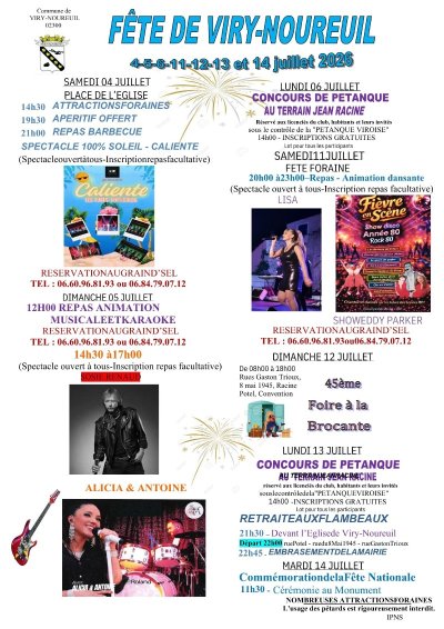 Fête De Viry-Noureuil