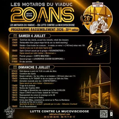 20ème Rassemblement des Motards du Viaduc