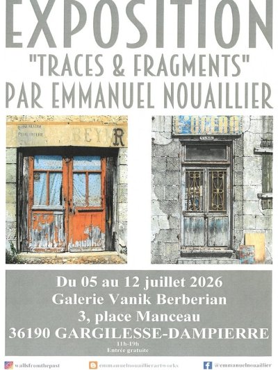 Exposition E. Nouallier "Traces & Fragments"