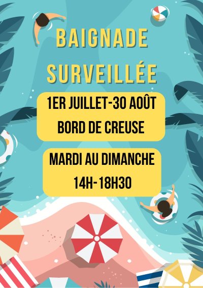 Baignade surveillée