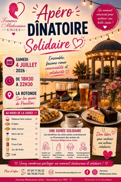 Apéro-dînatoire solidaire