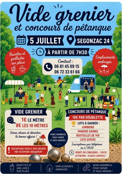 Vide grenier & concours de pétanque