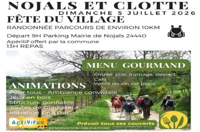 Fête du village : randonnée et repas