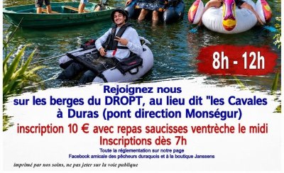 Manifestation Float-tube et Barque à Duras