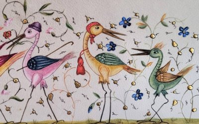 Expositions d'enluminures d'Annie Bouyer