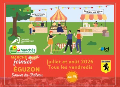 Marché fermier à Eguzon