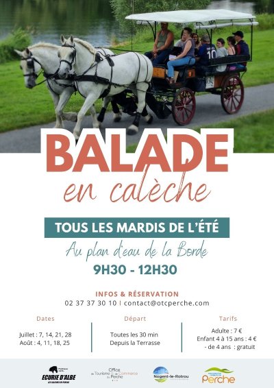 Balade en calèche à La Borde