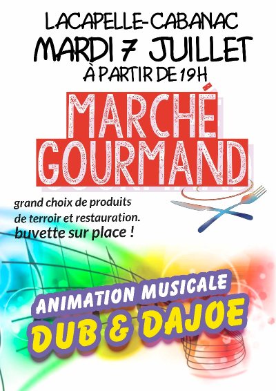 Marché gourmand à Lacapelle-Cabanac