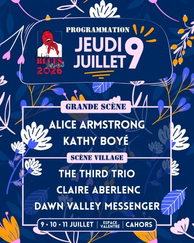 Cahors Blues Festival : Justina Lee Brown et Gaëlle Buswell