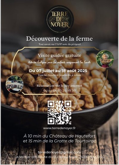 Visite ferme "Terre de Noyer"