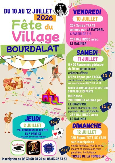 Bourdalat en Fête