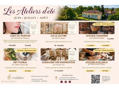 Ateliers d'été au château de Puybarban