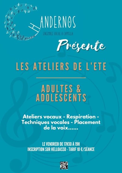 Les ateliers d'été