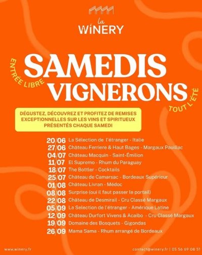 SAMEDIS VIGNERONS : The Bottler - Cocktails