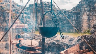 Tir à l'arc au Château de Ventadour