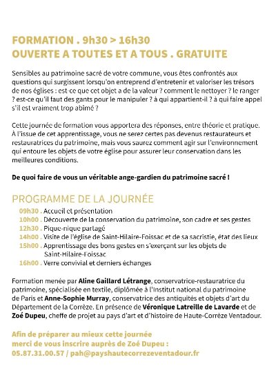 Devenez ange-gardien du patrimoine sacré de votre commune