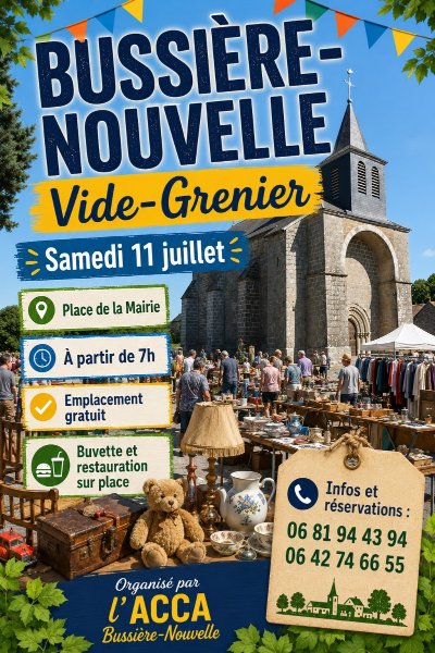 Soiréé années 80 à Bussière-Nouvelle